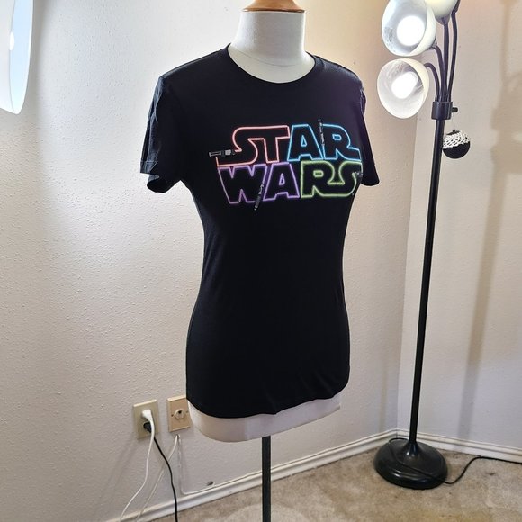 Her Universe Star Wars Lightsaber Light Up T-Shirt - Picture 4 of 5